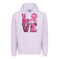 Lilac Breast Cancer love Premium Hoodie - NancyCooperArtShop