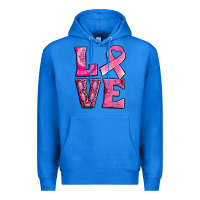 True Royal Breast Cancer love Premium Hoodie - NancyCooperArtShop