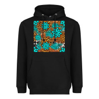 Black leopard gemstone seamless pattern Heavyweight Hoodie - BundleAndBundleShop