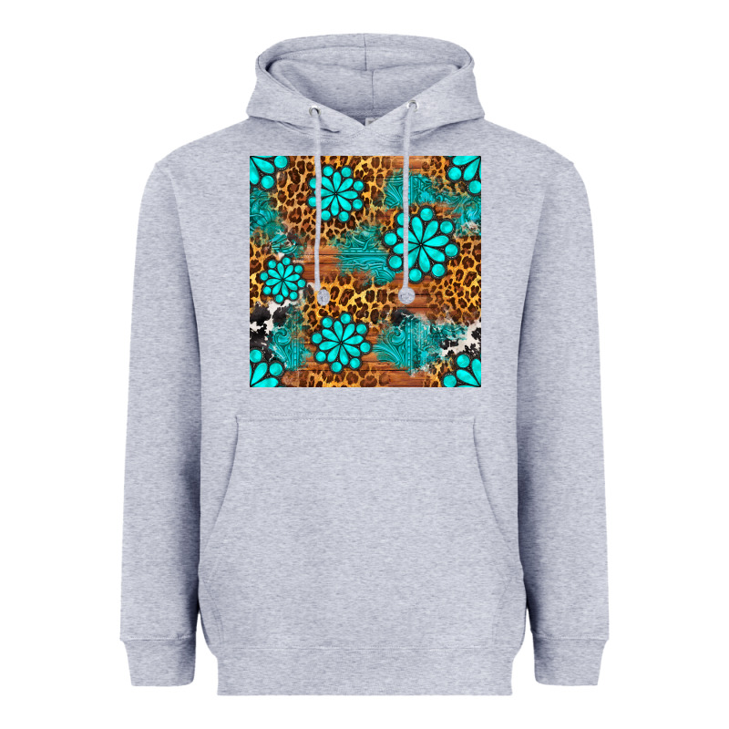 Leopard Gemstone Seamless Pattern Heavyweight Hoodie by BundleAndBundleShop | Teevron