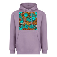 Lavender leopard gemstone seamless pattern Heavyweight Hoodie - BundleAndBundleShop