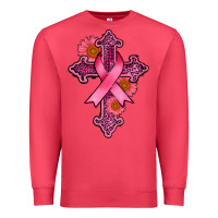 Cardinal breast cancer cross Premium Sweatshirt - AdoDesignShop