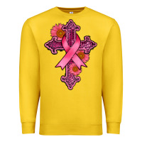 Lemon breast cancer cross Premium Sweatshirt - AdoDesignShop
