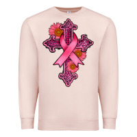 Breast Cancer Cross Premium Sweatshirt | Teevron