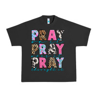 Pigment Black pray on it pray over it pray throught it Urban Heavy Tee - texasbilliewilder
