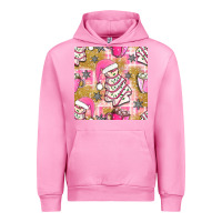 Fuchsia Pink christmas cake and pink mug seamless pattern bbs Urban Hoodie - BundleAndBundleShop