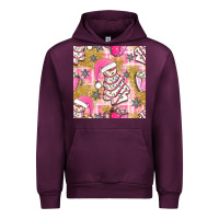 Mauve Wine christmas cake and pink mug seamless pattern bbs Urban Hoodie - BundleAndBundleShop