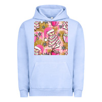 Pigment Grape Ice christmas cake and pink mug seamless pattern bbs Urban Hoodie - BundleAndBundleShop