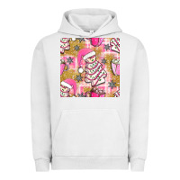 Pigment Lunar Rock christmas cake and pink mug seamless pattern bbs Urban Hoodie - BundleAndBundleShop