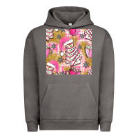 Pigment Tornado christmas cake and pink mug seamless pattern bbs Urban Hoodie - BundleAndBundleShop