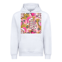 White christmas cake and pink mug seamless pattern bbs Urban Hoodie - BundleAndBundleShop