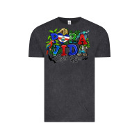 Vintage Black pura vida costa rica rana Vintage Tee - RanaPortraitStore