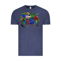 Vintage Denim pura vida costa rica rana Vintage Tee - RanaPortraitStore