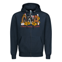 Navy cna certified nursing assistant Zipper Hoodie - FaDigitalArtStudio
