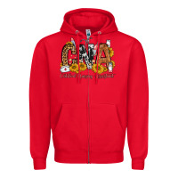 Red cna certified nursing assistant Zipper Hoodie - FaDigitalArtStudio