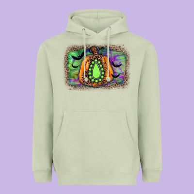 Halloween Gemstone Background Heavyweight Hoodie Designed By Jahusdesignshop