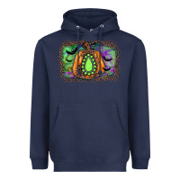 Navy halloween gemstone background Heavyweight Hoodie - JahusDesignShop