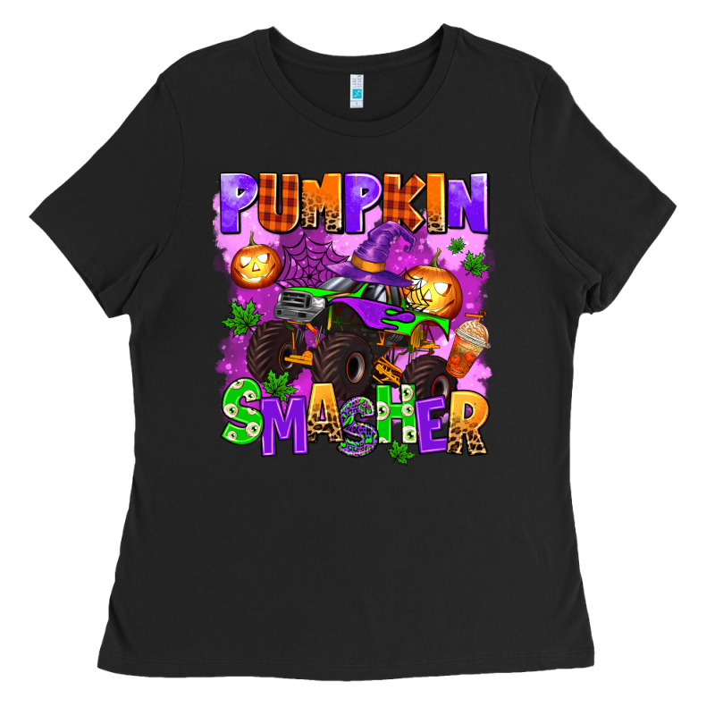 Pumpkin Smasher Ladies Tee by AdoDesignShop | Teevron