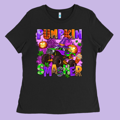 Pumpkin Smasher Ladies Tee Designed By Adodesignshop