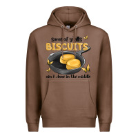 Chestnut some of yalls biscuits aint done in the middle Premium Hoodie - MaliasSmallBusiness