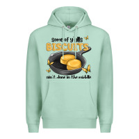 Seafoam some of yalls biscuits aint done in the middle Premium Hoodie - MaliasSmallBusiness