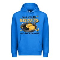True Royal some of yalls biscuits aint done in the middle Premium Hoodie - MaliasSmallBusiness