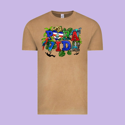 Vintage Tee pura vida costa rica