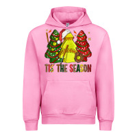 Fuchsia Pink tis' the season softball christmas cakes bbs Urban Hoodie - BundleAndBundleShop