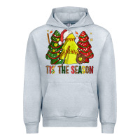 Heather Grey tis' the season softball christmas cakes bbs Urban Hoodie - BundleAndBundleShop