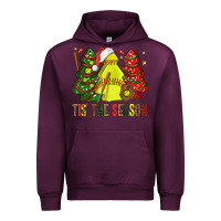 Mauve Wine tis' the season softball christmas cakes bbs Urban Hoodie - BundleAndBundleShop