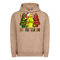 Pigment Burro tis' the season softball christmas cakes bbs Urban Hoodie - BundleAndBundleShop