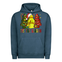 Pigment Midnight Navy tis' the season softball christmas cakes bbs Urban Hoodie - BundleAndBundleShop