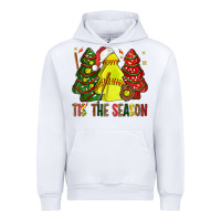 White tis' the season softball christmas cakes bbs Urban Hoodie - BundleAndBundleShop