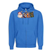 True Royal coffee cup santa cassette cookie Zipper Hoodie - FaDigitalArtStudio
