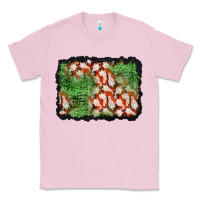 Bubblegum Pink halloween ghost background Classic Tee - BundleAndBundleShop