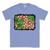 Colony Blue halloween ghost background Classic Tee - BundleAndBundleShop