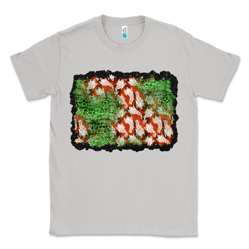 Halloween Ghost Background Classic Tee by BundleAndBundleShop | Teevron