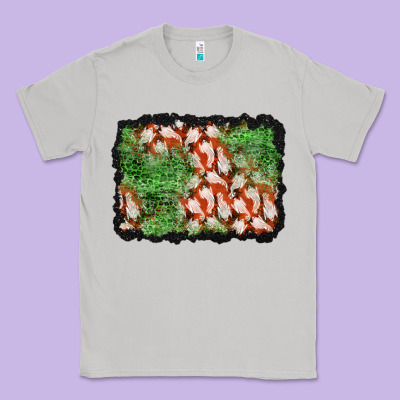 Halloween Ghost Background Classic Tee Designed By Bundleandbundleshop