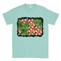Seafoam halloween ghost background Classic Tee - BundleAndBundleShop