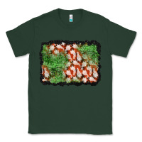 Sports Green halloween ghost background Classic Tee - BundleAndBundleShop