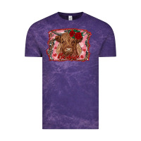 Cloud Purple be mine cow Vintage Tee - RanaPortraitStore