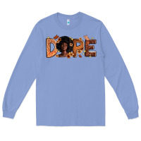 Colony Blue dope melanin Long Sleeve Tee - Zillion Design Studio