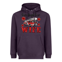 Plum firefighter wife Heavyweight Hoodie - Artiststas