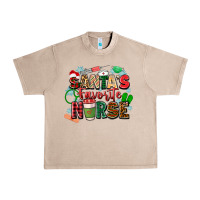 French Oak santa's favorite nurse Urban Heavy Tee - Zillion Design Studio