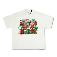 Pistachio santa's favorite nurse Urban Heavy Tee - Zillion Design Studio