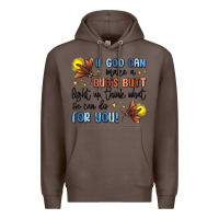 Coffee if god can make a bug's butt light up Premium Hoodie - MaliasSmallBusiness