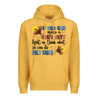 Mustard if god can make a bug's butt light up Premium Hoodie - MaliasSmallBusiness
