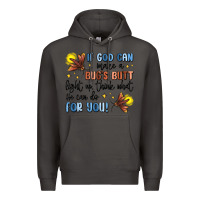 Smoke if god can make a bug's butt light up Premium Hoodie - MaliasSmallBusiness