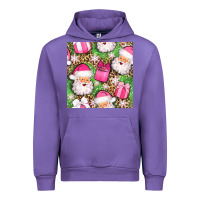 Tulip christmas santa claus and gift box seamless pattern bbs Urban Hoodie - BundleAndBundleShop