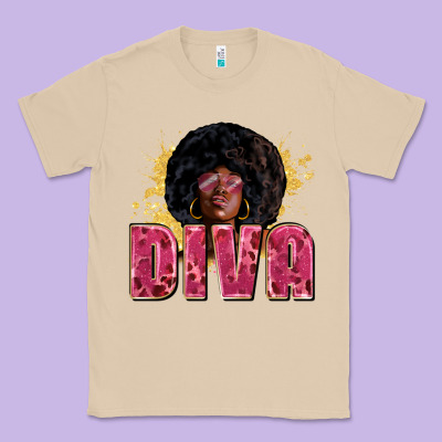 Diva Juneteenth Classic Tee Designed By Zillion Design Studio